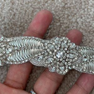 Brand New- Floral Bridal Waist Belt